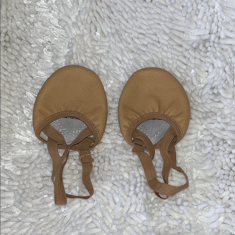 Ballet half soles Slippers with Elastic Cross-Straps - Picture 3 of 9